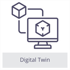 Digital Twin Element For Design Graphic