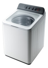 Top-loading washing machine with a large drum, suitable for family homes with heavy laundry loads.