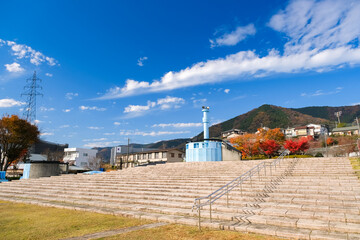 神奈川県相模原市 秋の相模湖公園