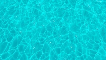 Obraz premium Seamless repeating pattern of a turquoise blue ocean surface, viewed from above, photography, design