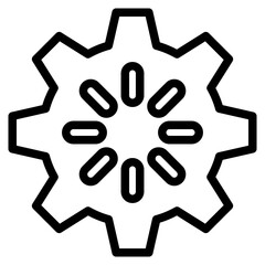 Gears update, gears, control, tool, system. icon in vector illustration