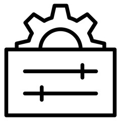 Gears update, gears, control, tool, system. icon in vector illustration