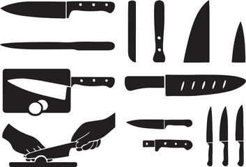 Abstract silhouette of a stylized object isolated on white background