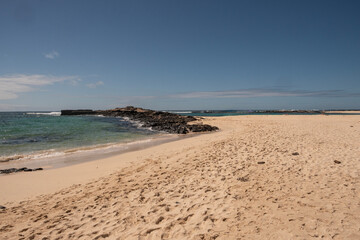 Vista de la Playa de La Concha en El Cotillo, Fuerteventura