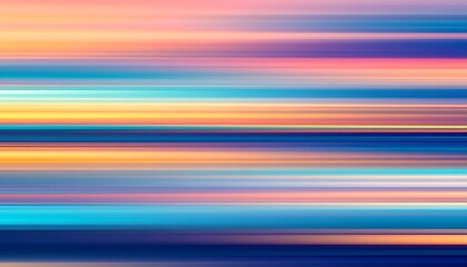 Dynamic stripe patterns in tropical shades of aqua, magenta, and sunset orange, sweeping horizontally with motion blur
