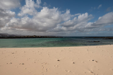 Vista de la Playa de La Concha en El Cotillo, Fuerteventura
