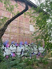 graffiti on the wall