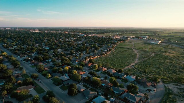 Flying over Roswell New Mexico
