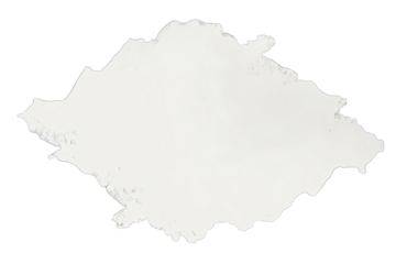 Abstract, textured, white, irregular shape