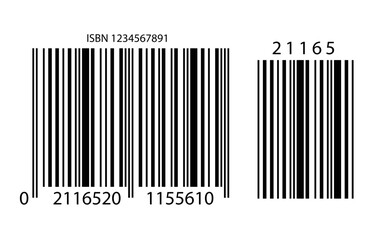 Barcode mockup made in china, product storage system. Code 39, Code 128, UPC-A, UPC-E. EAN-13, EAN-8. Interleaved 2 of 5, ISBN.