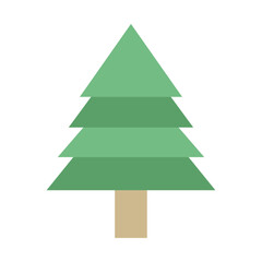 おしゃれな北欧風の木のイラスト