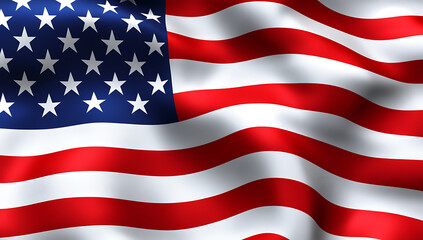 Naklejka premium American flag background, close up of the american flag, high resolution, high quality