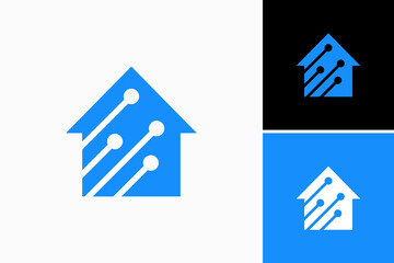 Home Technology Vector Logo Premium 