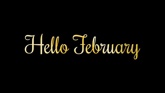 A vibrant &ldquo;Hello February&rdquo; animation with colorful visuals and smooth motion. Perfect for welcoming the new month with style, energy, and positive vibes in any creative project.