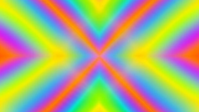 Abstract vibrant color pattern with radiating lines
