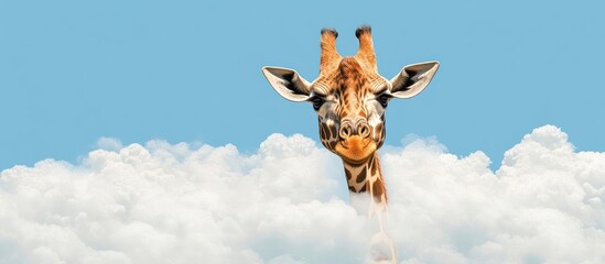 Giraffe in the clouds (1)