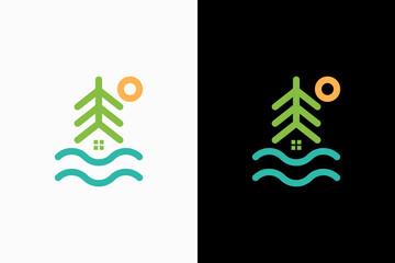 Outdoor Home Vector Logo Premium 