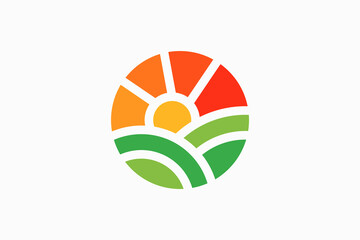 Landscaping Vector Logo Premium
