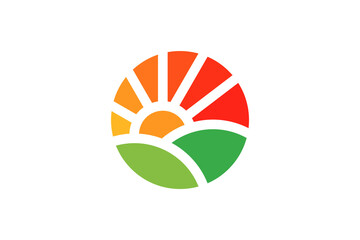 Landscaping Vector Logo Premium