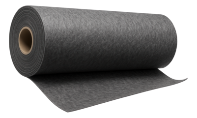 High-strength geotextile used in the foundation drainage of a private house, enhancing structural stability.