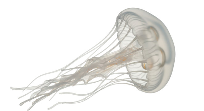 Isolated Jellyfish
