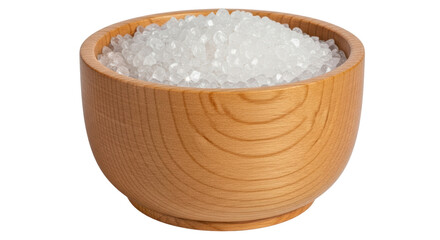 Isolated Bowl of Rock Salt