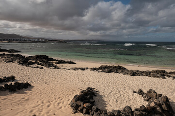 Amanecer en la playa de Morforín, El Cotillo, Fuerteventura