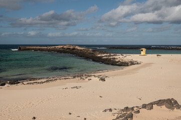 Amanecer en la playa de Morforín, El Cotillo, Fuerteventura