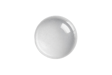 Perfect white sphere, smooth surface, slight texture