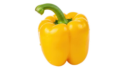 Isolated Yellow Bell Pepper
