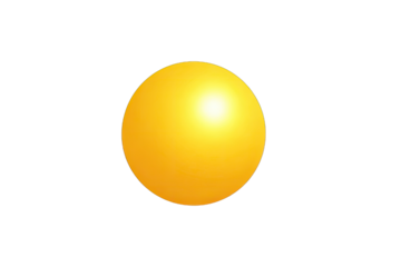 Bright, golden orb against black background