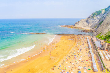 Zumaia coast, Pais Vasco Spain