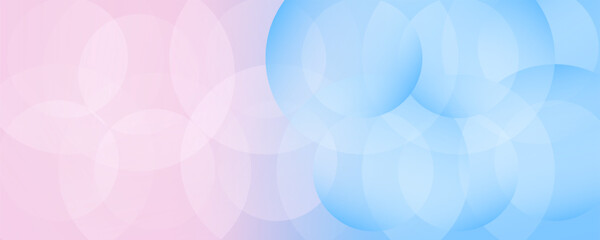 abstract background .blue and pink gradation. circle effect style. modern minimalist