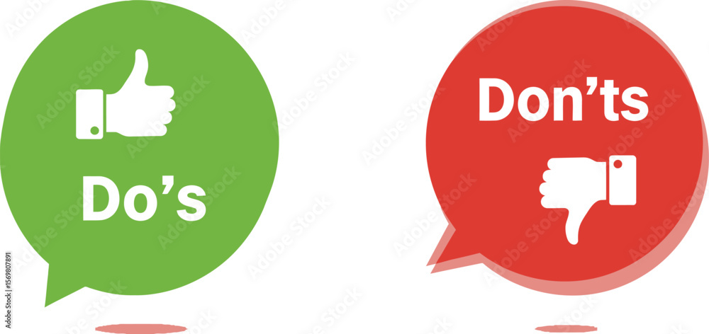 Poster dos and donts guide infographic best practices rules and tips for success and avoiding mistakes