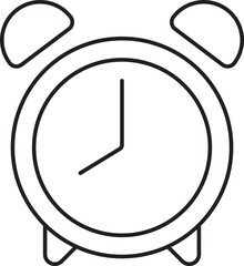 Simple Time icon template color editable. Time Inspection symbol vector sign isolated on white background for graphic and web design