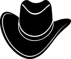 illustration of a cowboy hat with a cowboy hat