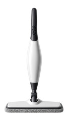 Steam mop featuring a swivel head for effortless maneuvering around furniture in a dining area.