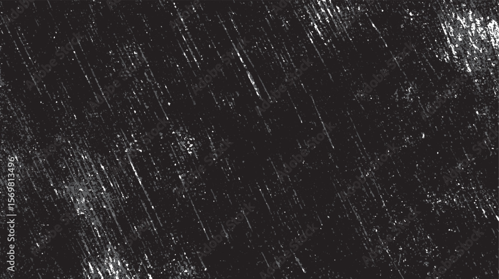 Poster dark scratched grunge texture. distressed abstract background with diagonal brush lines. rough grung