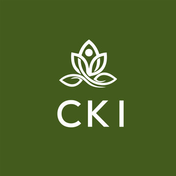 CKI Letter Initial Logo Design Template Vector Illustration