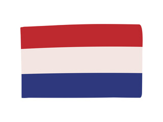 オランダの国旗のイラスト素材