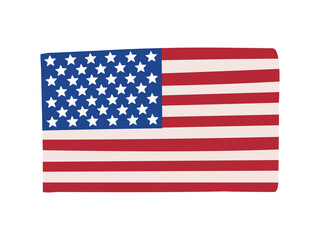 アメリカの国旗イラスト素材