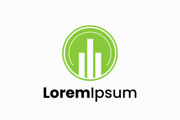 Chart Vector Logo Premium 