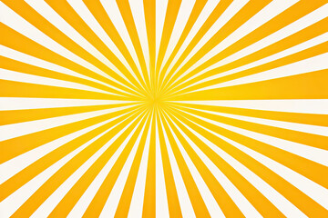 Obraz premium Radiant yellow and white sunburst pattern