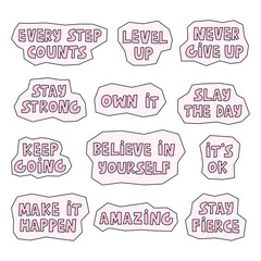 Cute Pastel Affirmation Sticker