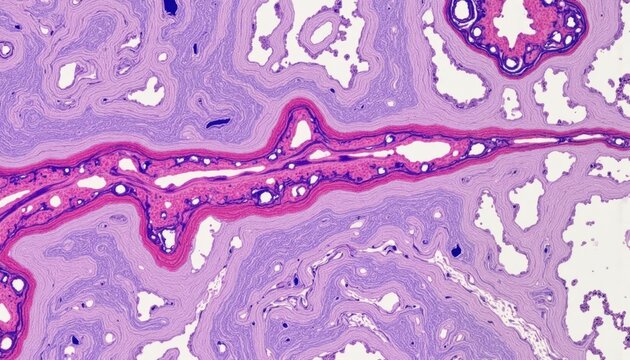 Cellular structure visualization laboratory scientific illustration microscopic environment close-up biological research