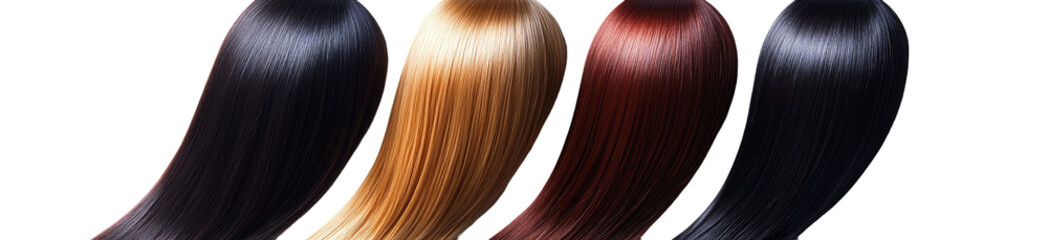 Fototapeta premium Hair color swatches