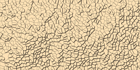 Soft terrain abstraction with rhythmic repetition

