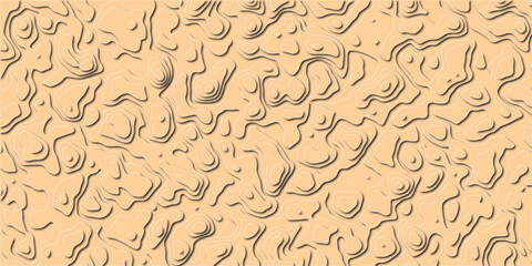 Smooth terrain study crafted in gentle line waves

