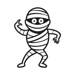 Mummy Unwrapping Like Toilet Paper