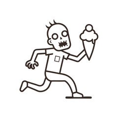Zombie Chasing Ice Cream Truck